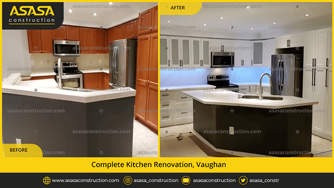 Complete kitchen Renovation in Vaughan